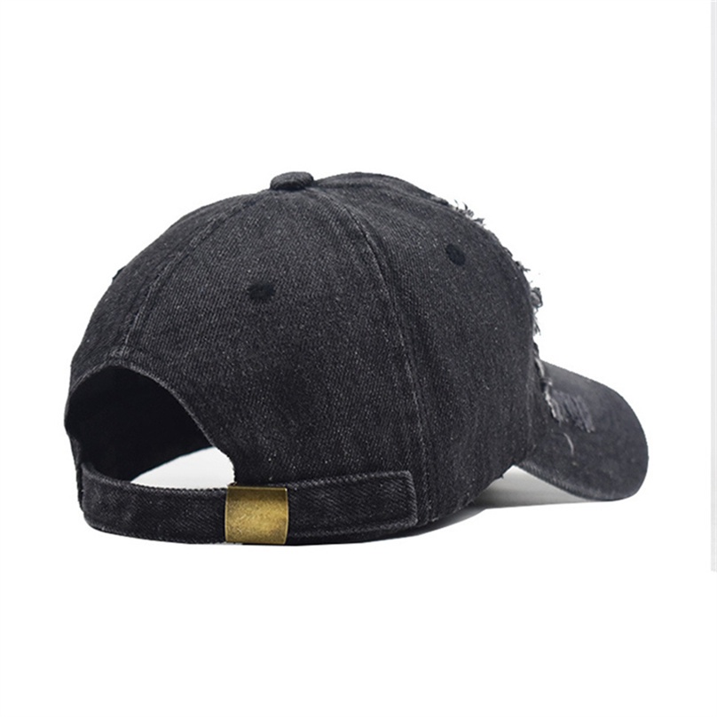 Mũ Lưỡi Trai Denim Phong Cách Vintage Thời Trang Mùa Hè