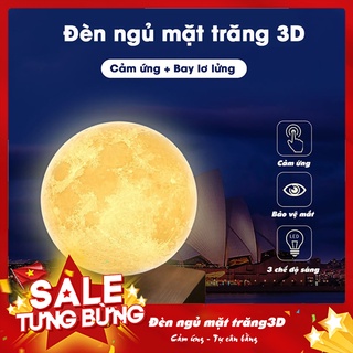 Quả cầu mặt trăng bay lơ lửng trang trí phòng làm việc - phòng ngủ )