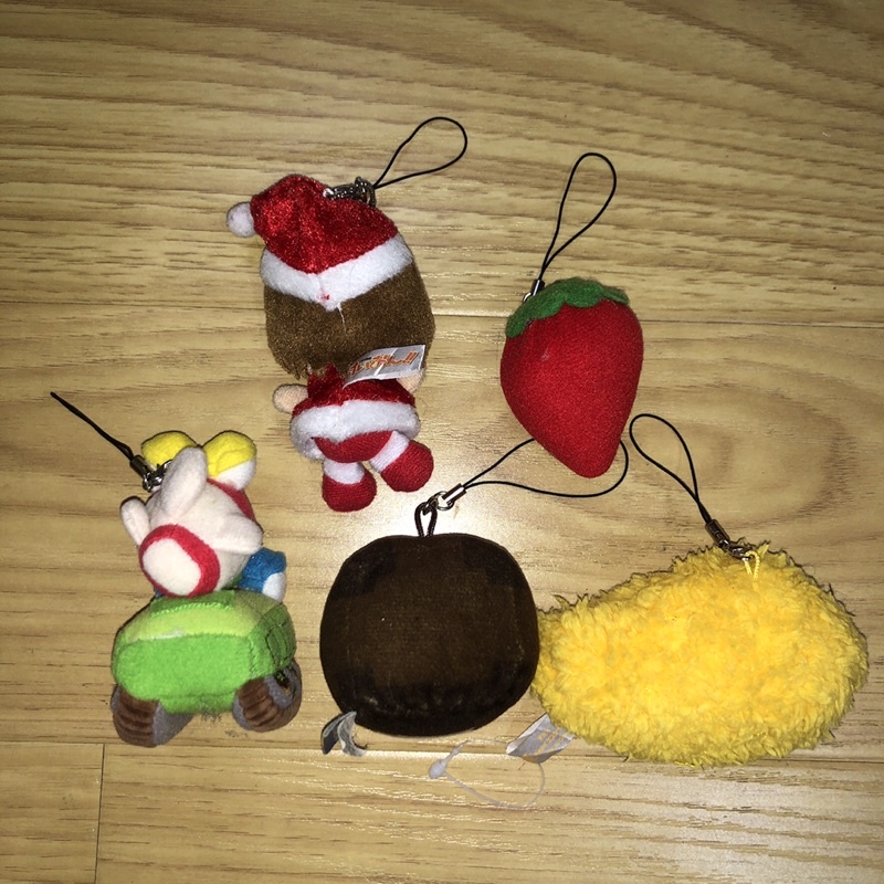 Móc khoá thú bông mini treo balo túi xách , điện thoại