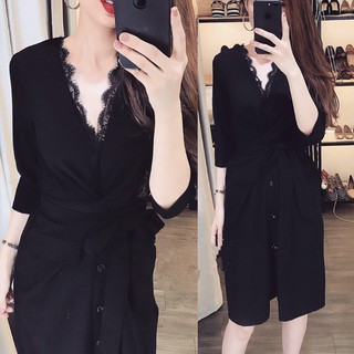 váy viền ren