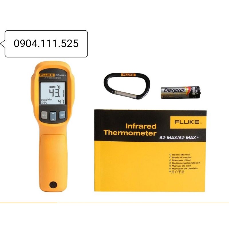 Máy đo nhiệt độ bằng tia hồng ngoại FLUKE 62MAX+