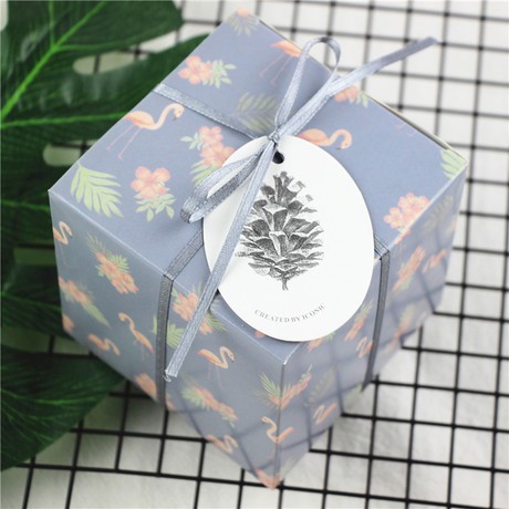 Hộp quà vuông gấp họa tiết 9cm (4 mẫu) | BigBuy360 - bigbuy360.vn