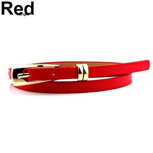 Thắt Lưng Da Bản Nhỏ Màu Kẹo Thời Trang HKM1 Cho Nữ