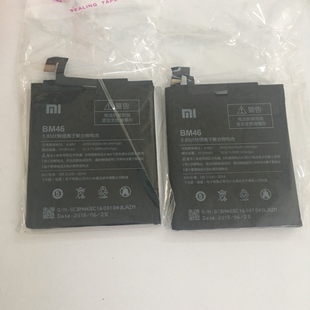 Pin xiaomi bm46 note 3