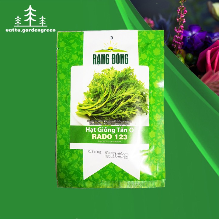 Hạt giống tần ô RADO 123 Rạng Đông gói 20g cây sinh trưởng khỏe, kháng bệnh tốt