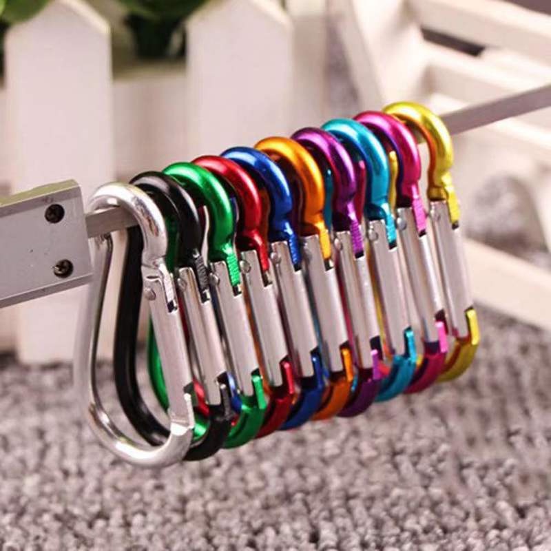 Hàng Có Sẵn! Móc Khóa Carabiner Bằng Nhôm Gắn Điện Thoại/Tai Nghe/Móc Khóa Cho Câu Cá/Leo Núi/Câu Cá