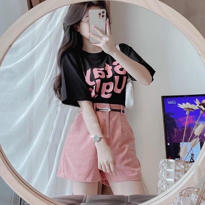 Sét Bộ Áo Phong In Chữ Quần Nhung Bigsize 55kg Đến 100kg (M/L/XL/XXL)