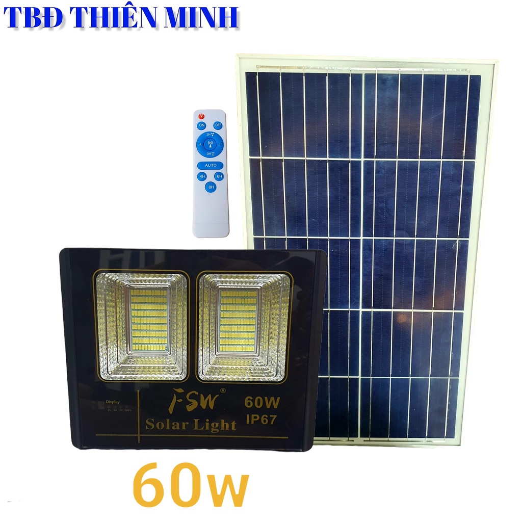 ĐÈN PHA NĂNG LƯỢNG MẶT TRỜI FSW 60W/120W/200W CAO CẤP