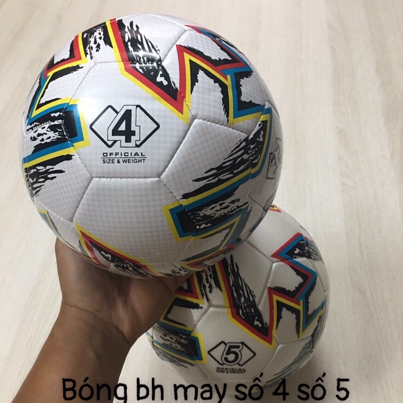 ⚽️BÓNG ĐÁ CHÍNH HÃNG ⚽️ Trái Banh Chính Hãng Bách Hiền, size 4 / size 5 /( Tặng túi đựng bóng + Kim bơm bóng