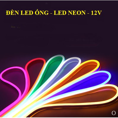 Đèn led ống - Led neon 12V - 1 mét