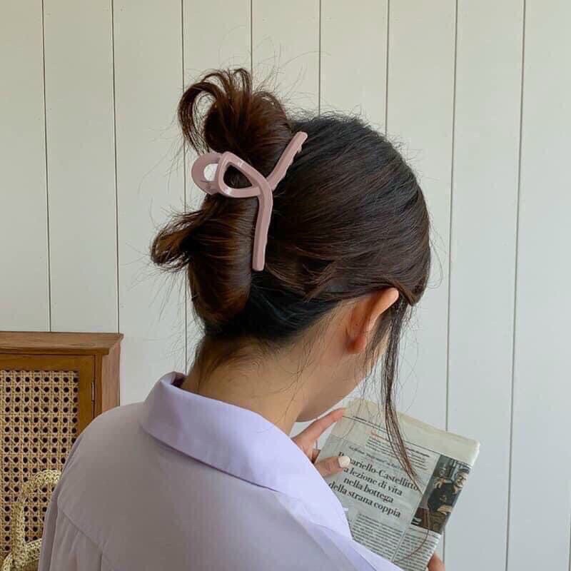 Set 5 kẹp ngoạm &amp; chun tóc, phong cách hàn quốc