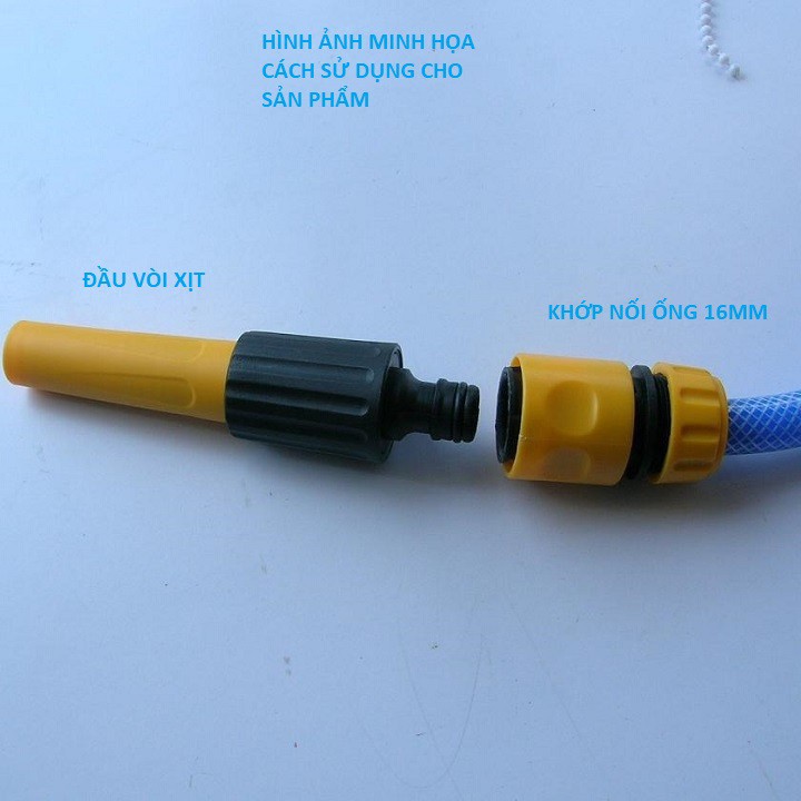 ĐẦU XỊT NƯỚC VÀ NỐI CHO ỐNG 16mm TÍCH HỢP ĐẦU VÒI NƯỚC CÓ REN NGOÀI 20mm OR 25mm - 397