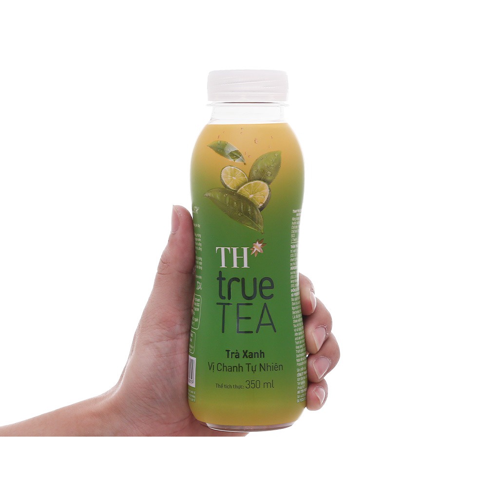 Trà Ô Long/ Trà Xanh Vị Chanh Tự Nhiên TH True Tea Chai 350ml