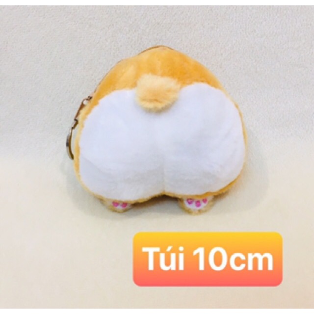 Móc khoá chó shiba túi.