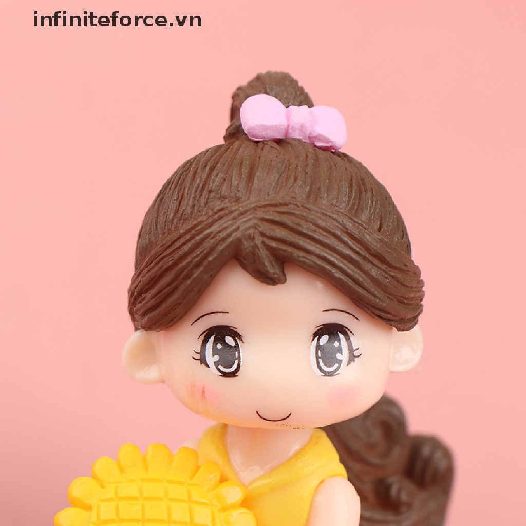 Đồ trang trí Hoa Hướng Dương Bằng Nhựa Resin Thu Nhỏ Trang Trí Sân Vườn