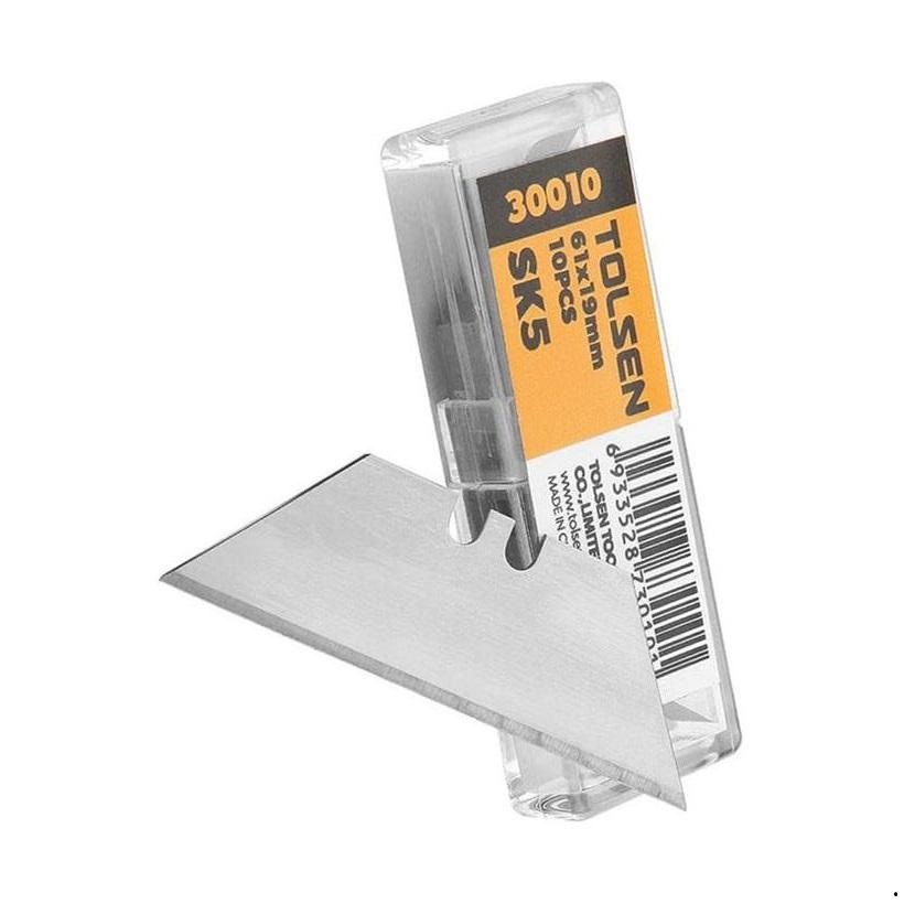 [ 30010 ] Lưỡi Dao SK5 Hộp 10 Lưỡi Tolsen 30010