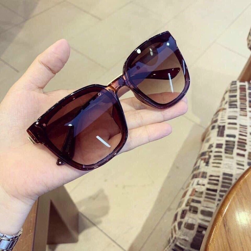 Mắt kính thời trang nam nữ cao cấp V Kính râm Unisex kiểu dáng Hàn Quốc kèm tròng chống UV400, chống chói hiệu quả