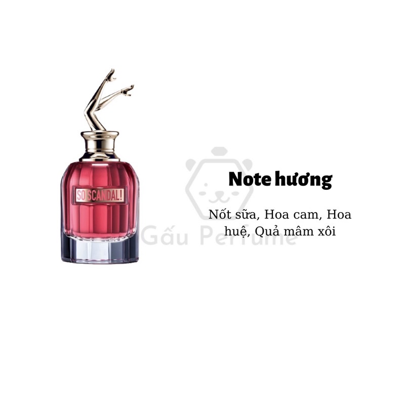 [Mã 1512FMCGSALE1 giảm 10% đơn 250K] Nước hoa chiết/Mẫu thử SO SCANDAL! 10ML chính hãng | BigBuy360 - bigbuy360.vn