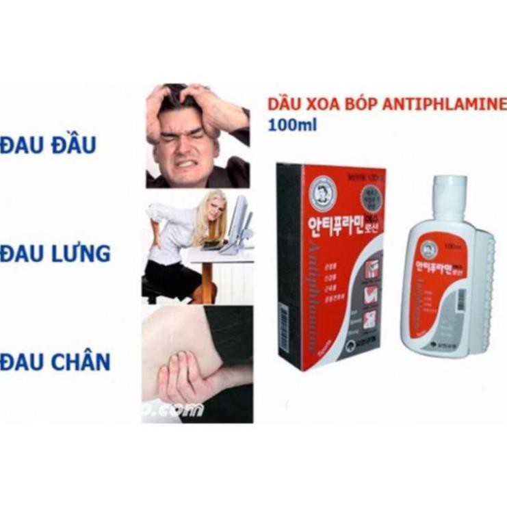 [ Hàng chuẩn Combo 10 hộp ] Dầu Nóng Hàn Quốc, Dầu Nóng Xoa Bóp Antiphlamine