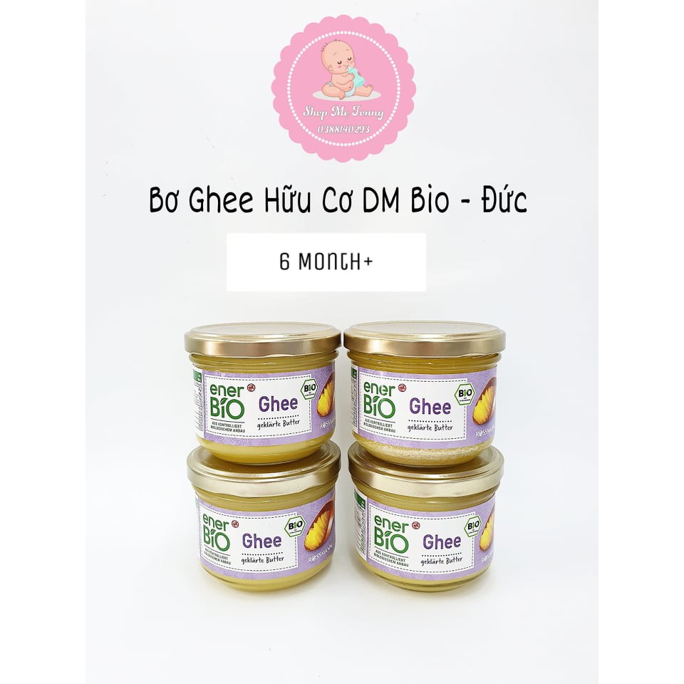 Bơ GHEE Hữu Cơ DM Bio hàng Đức 6m+ 180g (DATE 2023)