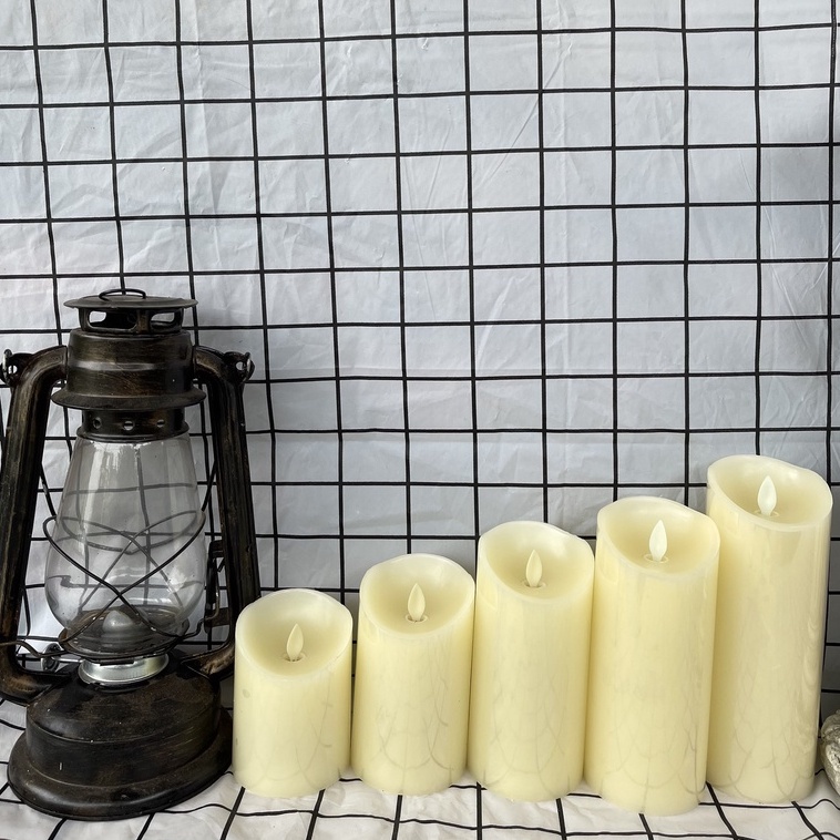Nến điện tử sáp trơn trang trí nhà cửa, decor bàn tiệc, đám cưới chạy bằng pin
