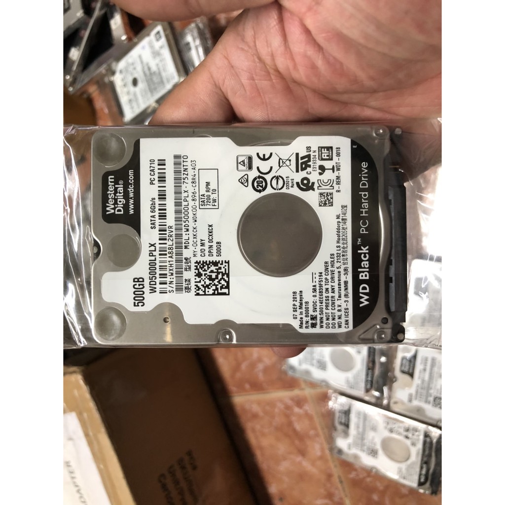 HDD 500GB 7200rpm WD Western Digital date 2018