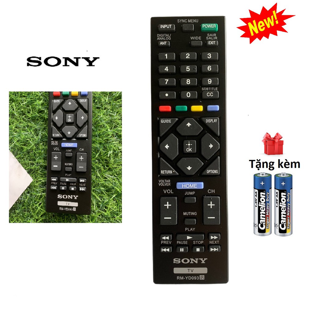Điều khiển tivi Sony RM-YD093, remote tv sony yd093