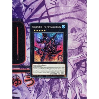 Thẻ bài yugioh number c101: silent honor dark - common - led9-en010