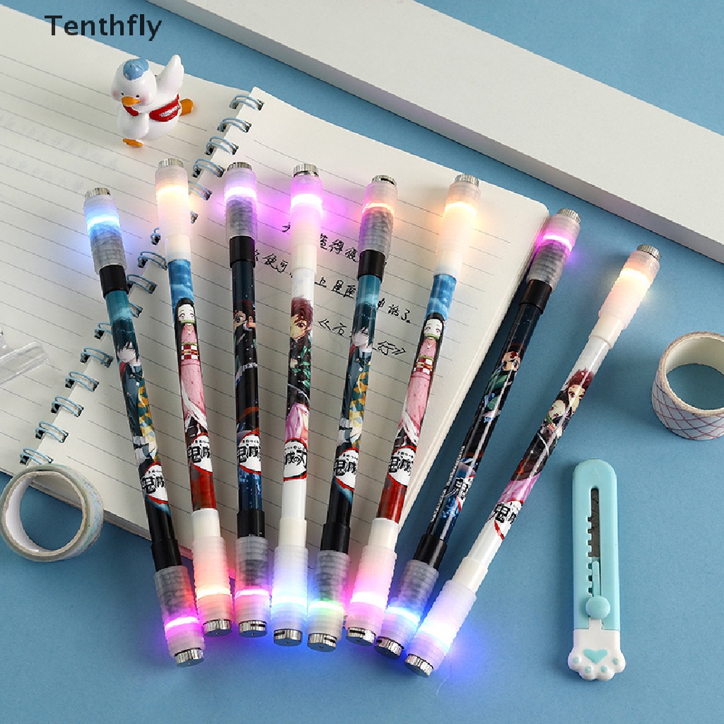 1 Bút Xoay Có Đèn LED Phát Sáng Mới