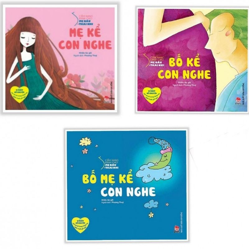 Sách - Combo Bố kể con nghe, Mẹ kể con nghe, Bố mẹ kể con nghe