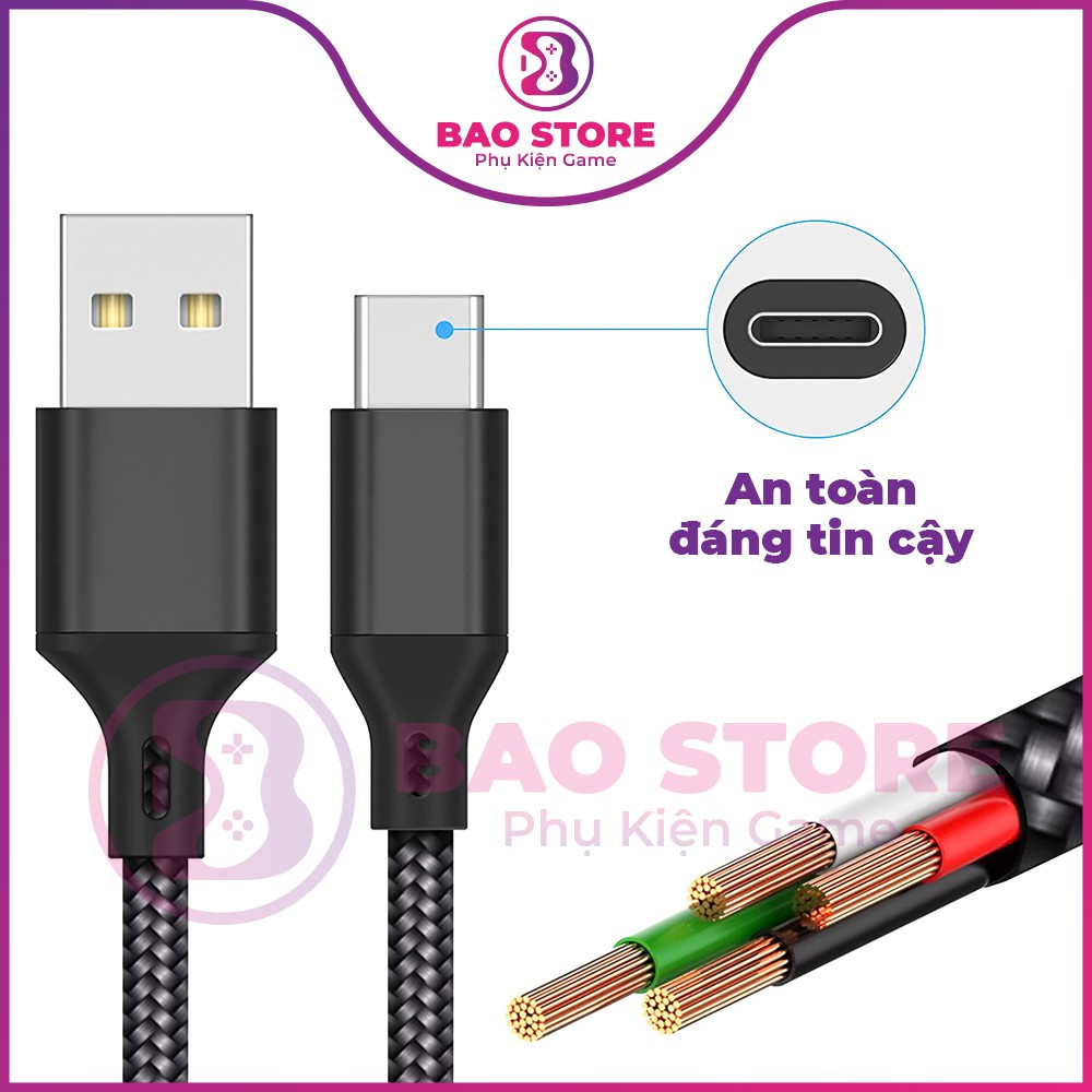 Dây Cable Type C cho tay cầm Xbox Series X, Tay cầm PS5 DualSense - PlayStation 5