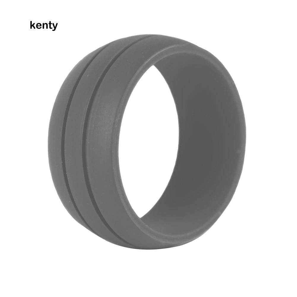 Kt★Nhẫn Silicone Dẻo Thời Trang Cho Nam Nữ