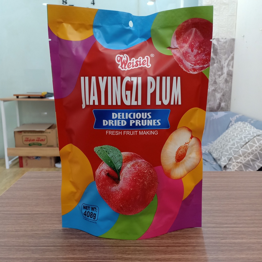 Ô Mai Trái Cây Weisiel Plum 408gr (Mẫu Mới)