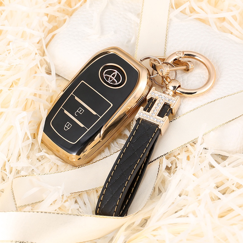 Vỏ TPU Bọc Chìa Khóa Xe Hơi Toyota Yaris Prius Camry Corolla Avensis Verso Prado REIZ Crown RAV4 C-HR CHR Aygo Scion TC IM