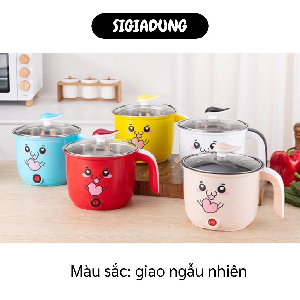 [SGD] Ca Nấu Mì - Nồi Điện Mini Tay Cầm Đa Năng Kèm Xửng Hấp Có Thể Nấu Canh, Cơm, Xào 9288