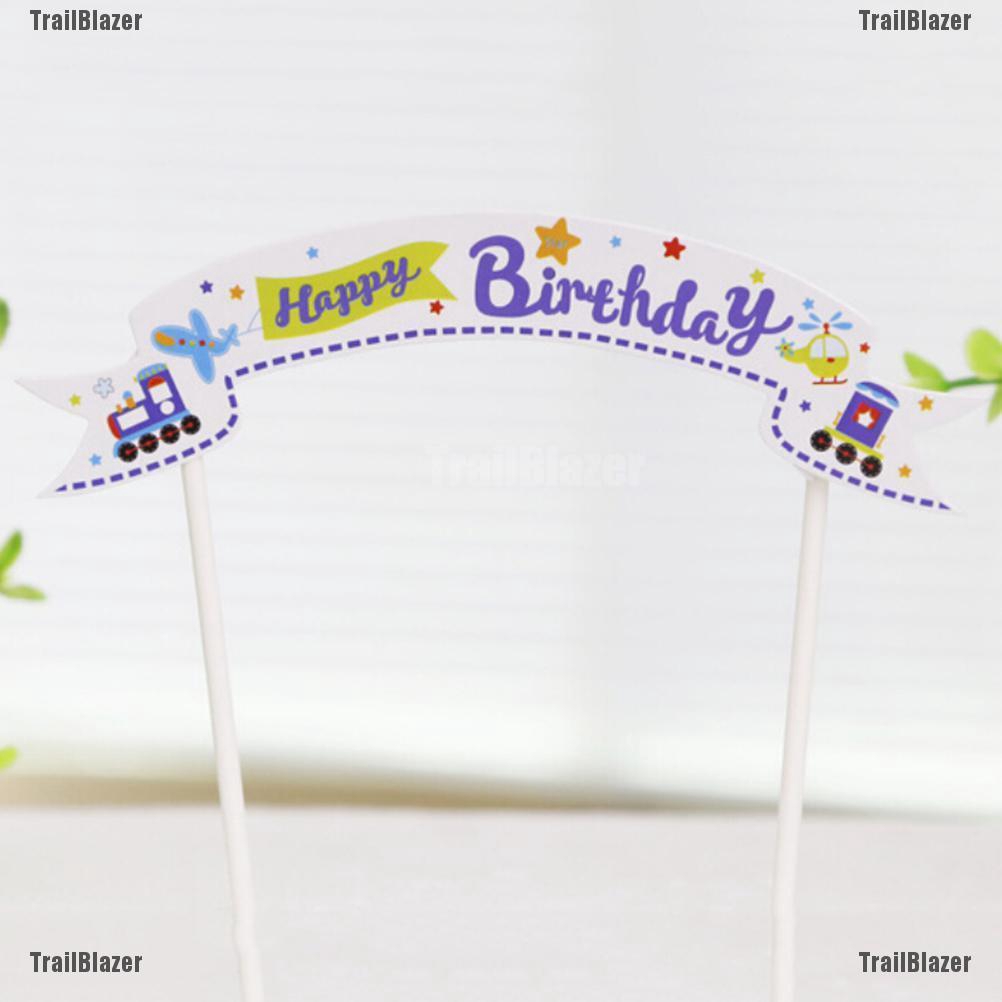 Banner Chữ Happy Birthday Trang Trí Bánh Sinh Nhật