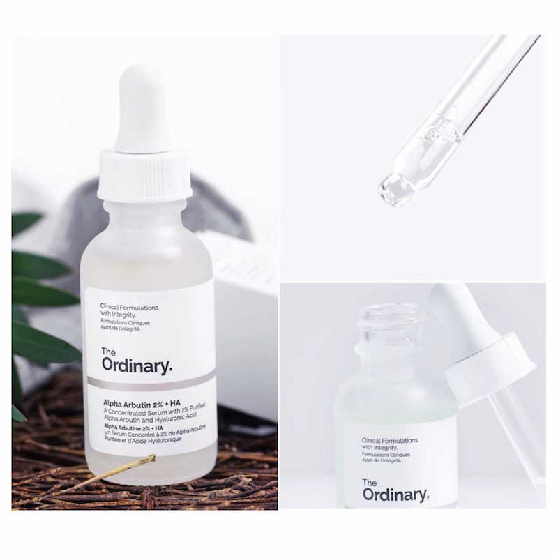 The Ordinary (Hàng Mới Về) Set Mỹ Phẩm Clogged Se Khít Lỗ Chân Lông 10% + Zinc 1% / Alpha Arbutin 2% + Ha - 2x30ml