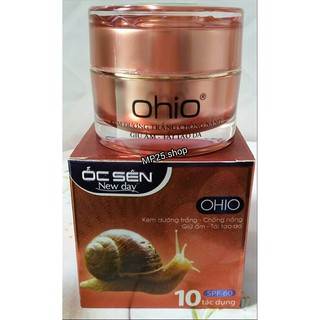KEM DƯỠNG TRẮNG - CHỐNG NẮNG - GIỮ ẨM - TÁI TẠO DA OHIO ỐC SÊN New Day ( 30g )