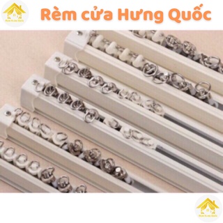Thanh ray 1m - 1,7m treo rèm cửa xếp ly - rèm cửa hưng quốc