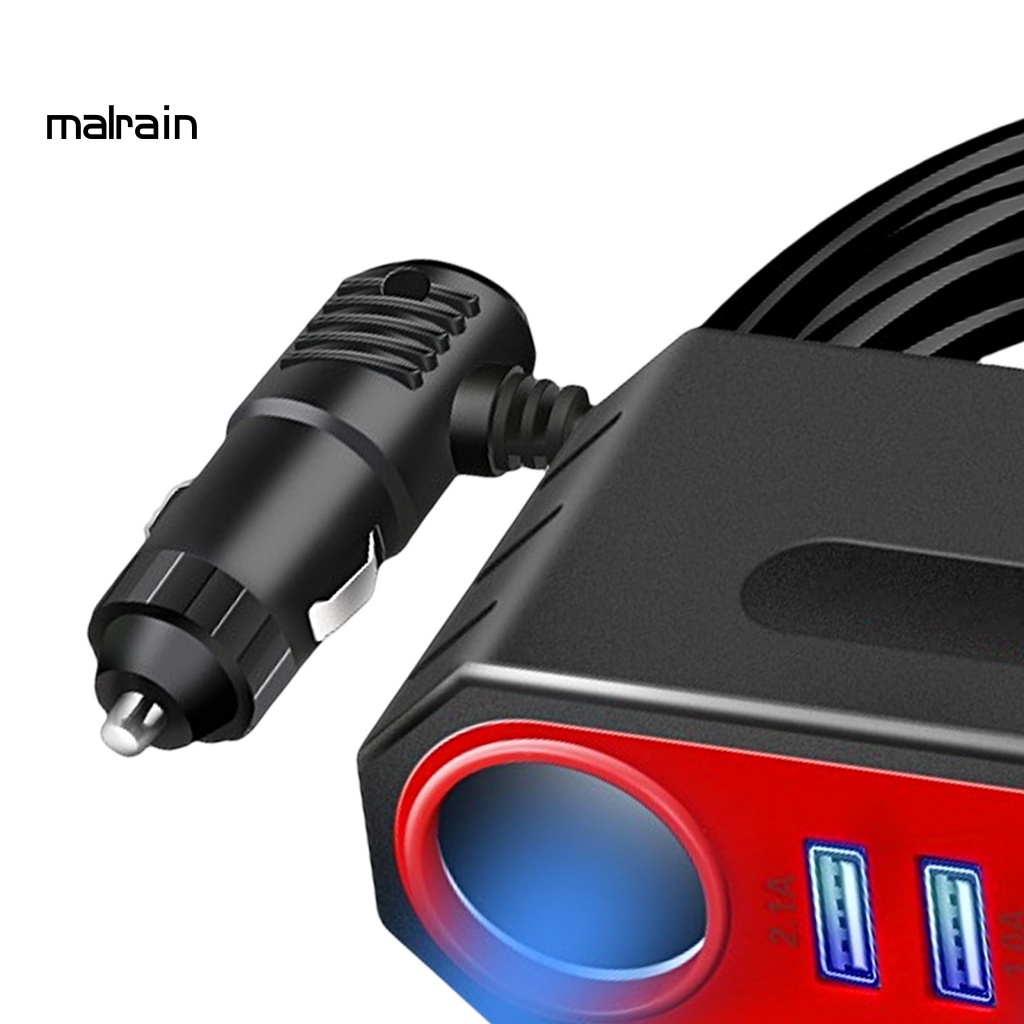 Củ Sạc Điện Thoại 2 Cổng USB 120W 3.1A Cho Xe Hơi