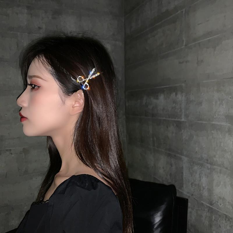 Kẹp Tóc Đính Đá Nhân Tạo Lấp Lánh Phong Cách Hàn Quốc