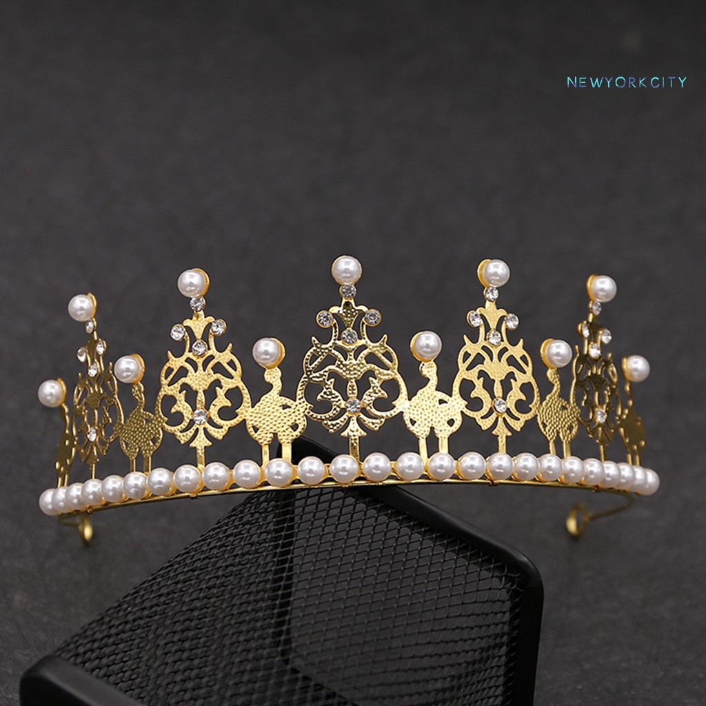 Que Cắm Trang Trí Bánh Kem Hình Vương Miện Bằng Kim Loại Mini