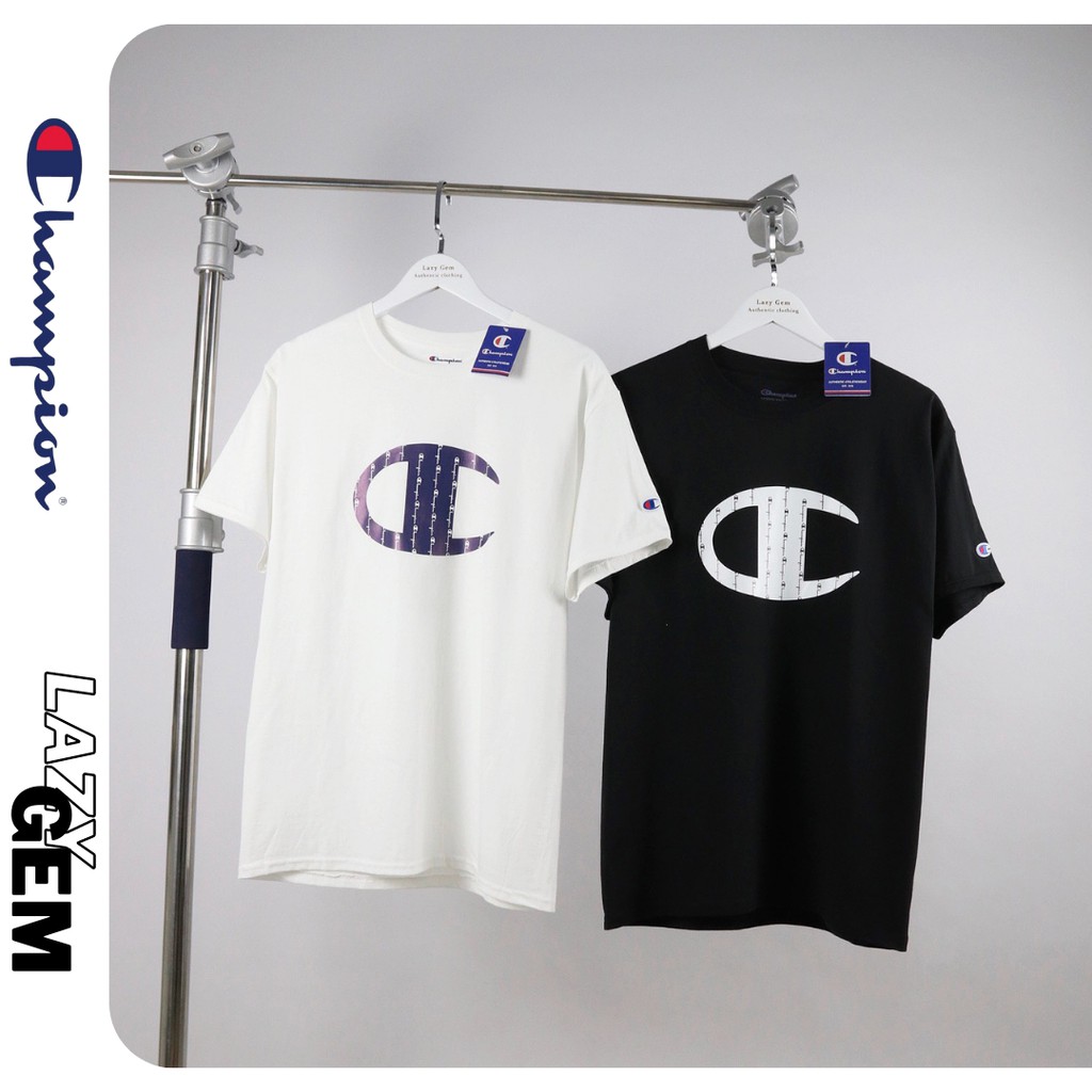 Áo Thun Champion Tagless Pinstripe Logo - AUTHENTIC 100% ĐƯỢC NHẬP TRỰC TIẾP TỪ MỸ