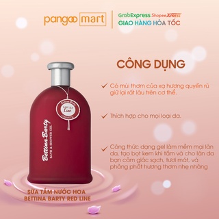 Sữa Tắm Tinh Dầu Nước Hoa  Bettina Barty Bath And Shower Gel 500ml Chuẩn Nội Địa Đức