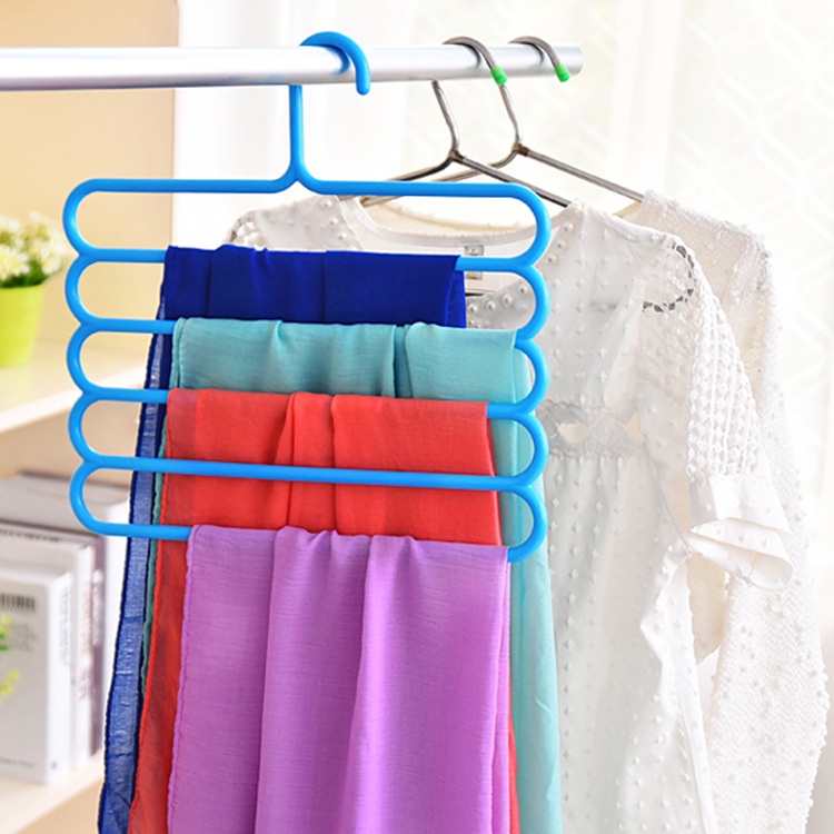 Móc Treo Mắc Quần Áo, TREO KHĂN 5 TẦNG Thông Minh