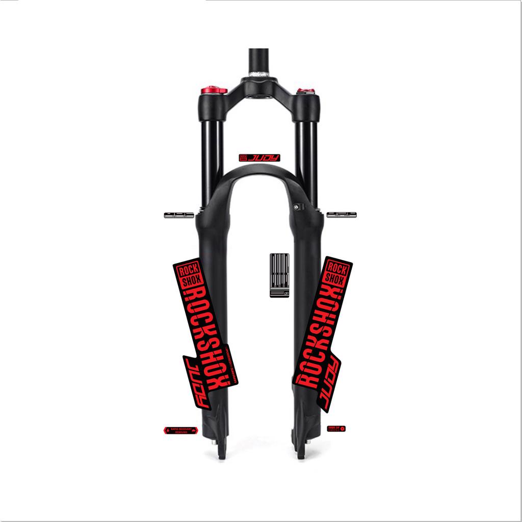 tem decal dán phuộc xe đạp địa hình rockshox judy 2019 | cheetahdecals.com