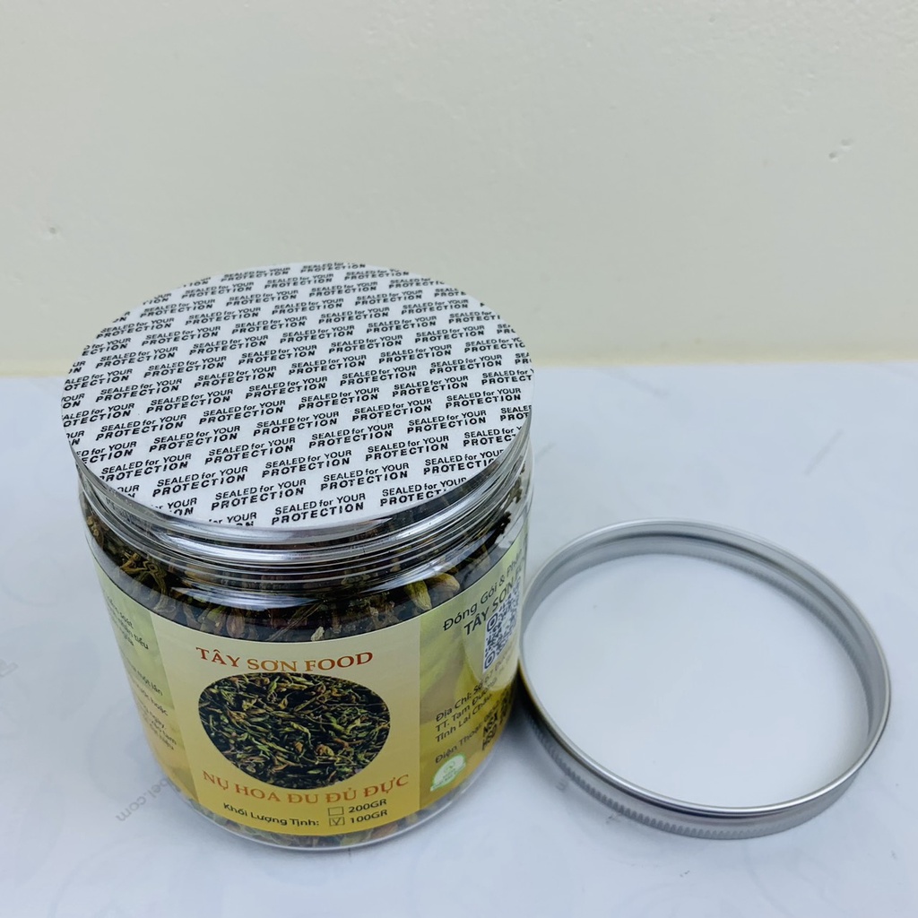 HŨ 200GR Nụ Hoa Đu Đủ Đực Khô Sạch Thượng Hạng - Tây Sơn Food