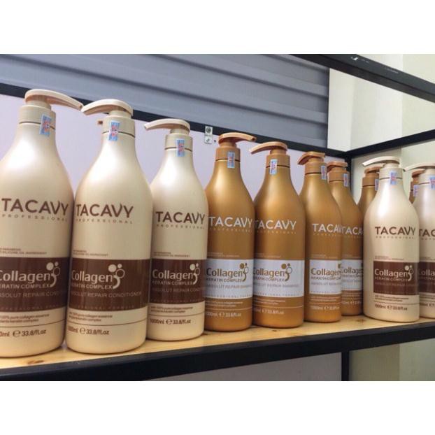 Dầu Gội Tacavy Phục Hồi Chống Gãy Rụng Hương Nước Hoa 1000ml - Phục Hồi Tóc Hư Tổn, Khô Xơ, Gãy Rụng
