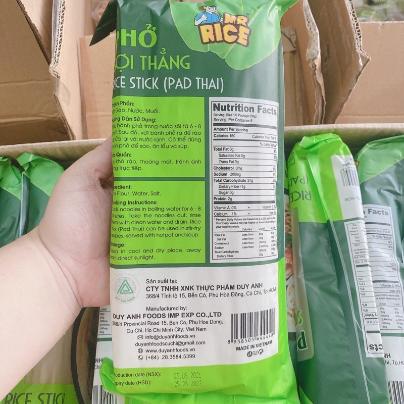 [FREESHIP_hàng mới sx T5/2021]Pad Thái-Sợi phở khô chế biến Pad Thái-Bánh Phở,hủ tiếu xào Pad Thái-Phở sợi thẳng Duy Anh | BigBuy360 - bigbuy360.vn