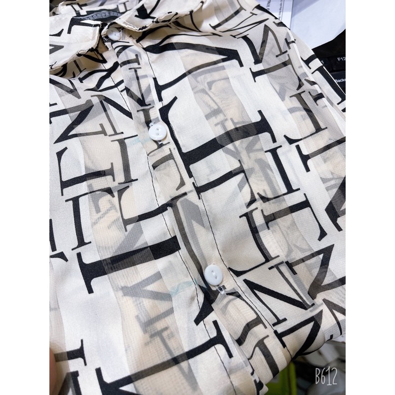 [Mã WASKT410K giảm 10K đơn 50K] áo sơ mi lụa chữ zz dài tay | BigBuy360 - bigbuy360.vn